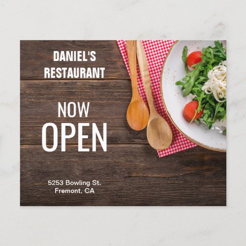 Restaurant Grand Opening Flyer