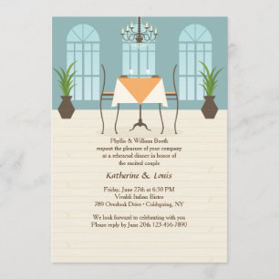 Restaurant Interior Invitation
