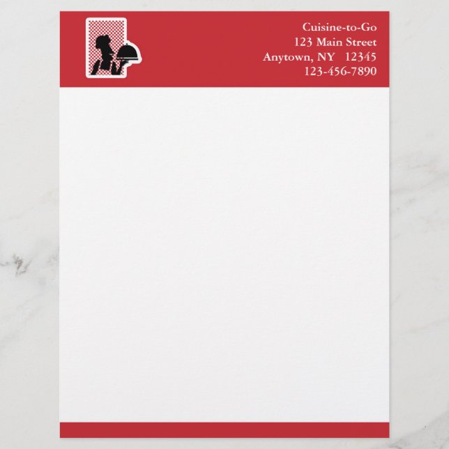 Restaurant Letterhead (Front)