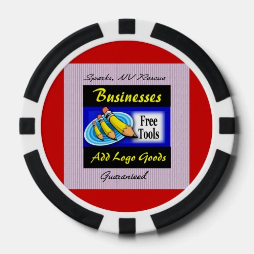 Restaurant Logo Poker Chips