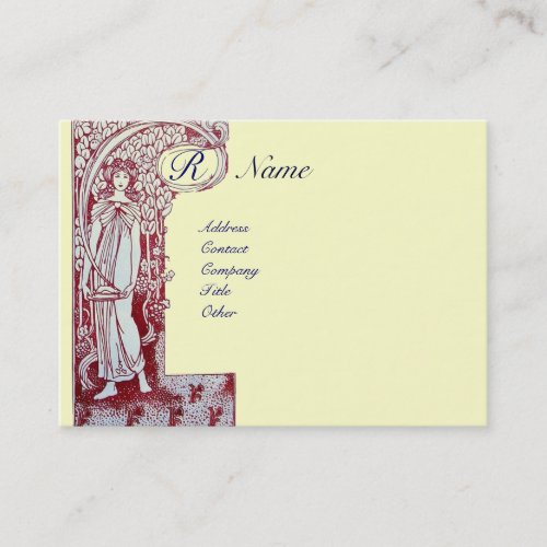 RESTAURANT MONOGRAM 2 BUSINESS CARD