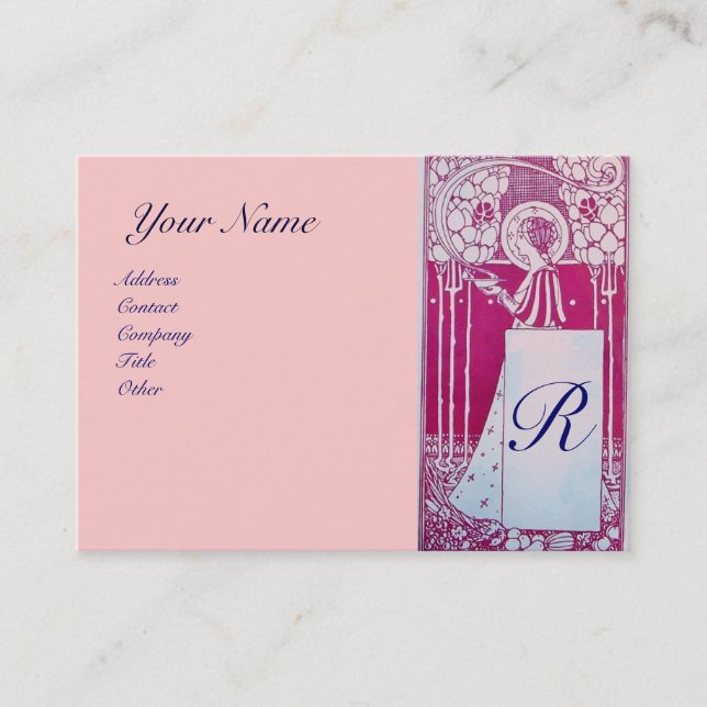 RESTAURANT MONOGRAM BUSINESS CARD (Front)