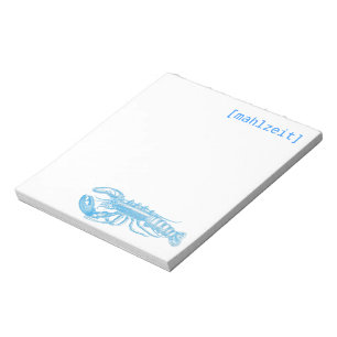 Restaurant notecards notepad