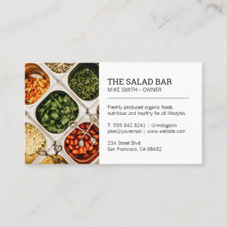 Restaurant Owner | Salad Bar Business Card