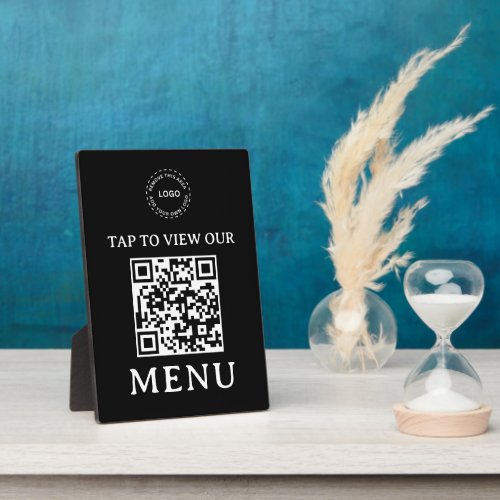 Restaurant QR Code Menu | 5" x 7" Plaque