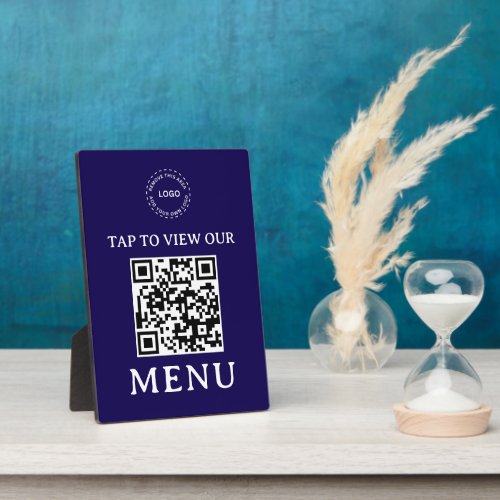 Restaurant QR Code Menu | 5" x 7" Plaque