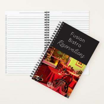 Restaurant Reservations Template  Businessnotebook Notebook by Susang6 at Zazzle