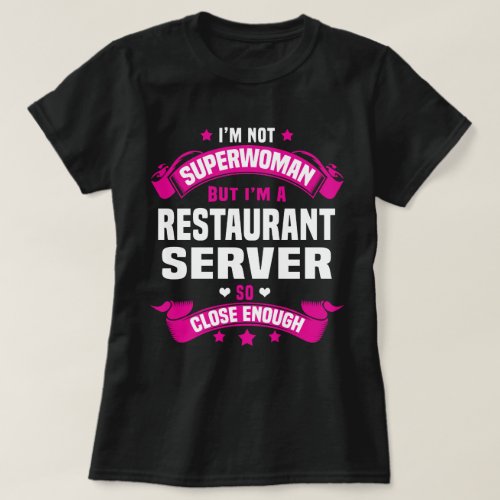 Restaurant Server T_Shirt