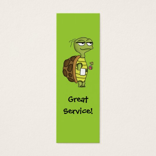 Restaurant Server Tip Card (Front)