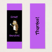 Restaurant Server Tip Card (Front & Back)