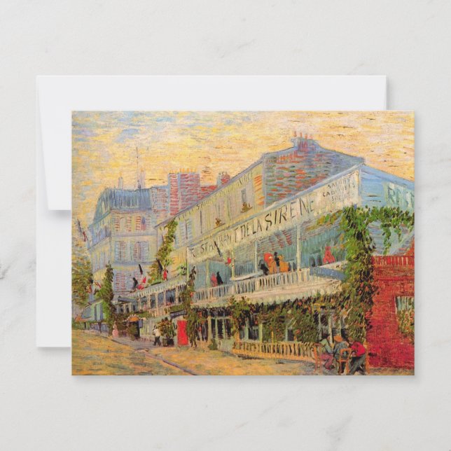 Restaurant Sirene, Asnières by Vincent van Gogh (Front)