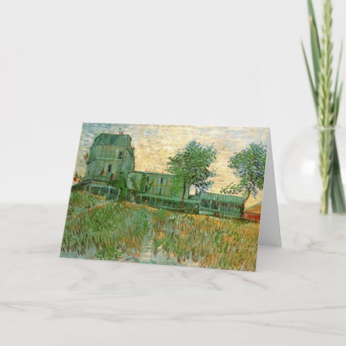 Restaurant Sirene Asnires by Vincent van Gogh Card