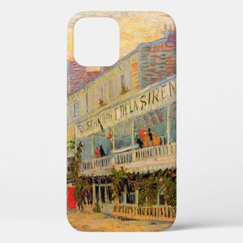 Restaurant Sirene Asnires by Vincent van Gogh iPhone 12 Case