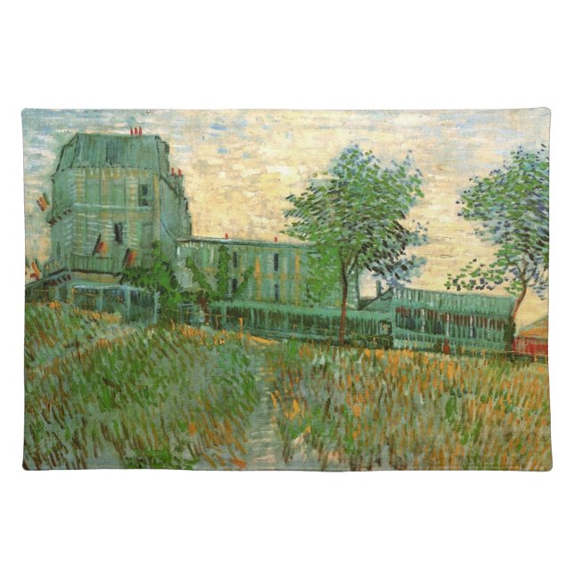 Restaurant Sirene, Asnières by Vincent van Gogh Cloth Placemat (Front)