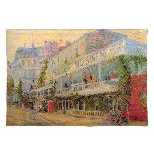 Restaurant Sirene, Asnières by Vincent van Gogh Cloth Placemat