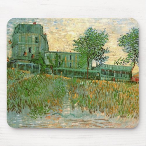 Restaurant Sirene Asnires by Vincent van Gogh Mouse Pad