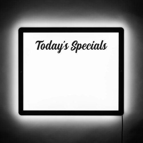 Restaurant Specials White Board LED Sign