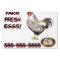 Restaurant Supplies Farm Fresh Eggs Sign