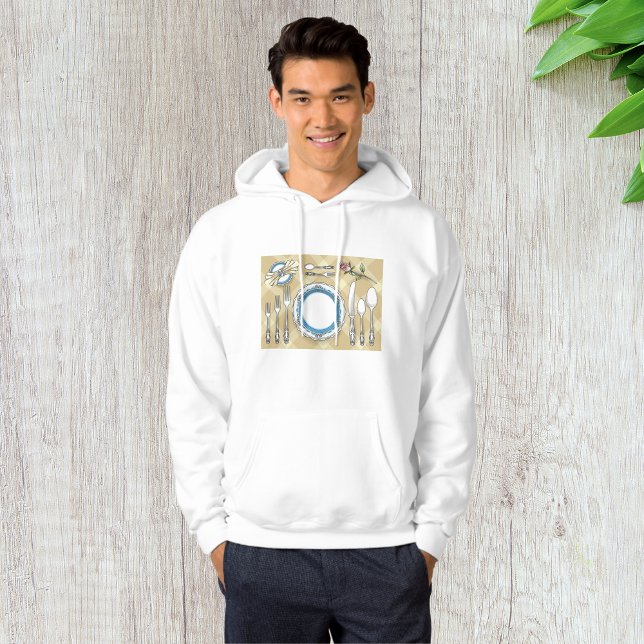 Restaurant Table Setting Mens Hoodie (Creator Uploaded)