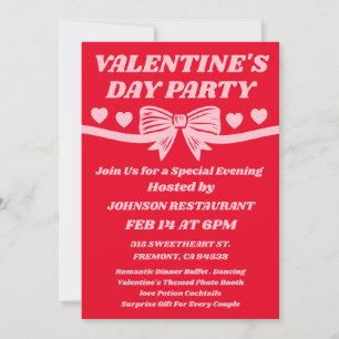 Restaurant Valentine’s Day Party Invitation