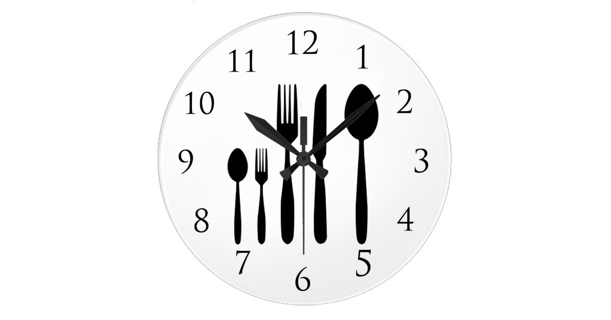 Restaurant Wall Clock with Numbers