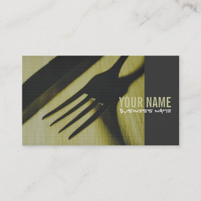 Restaurants/Caterer Business Cards (Front)