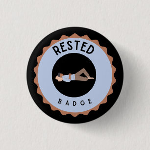 Rested badge button