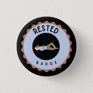 Rested badge button