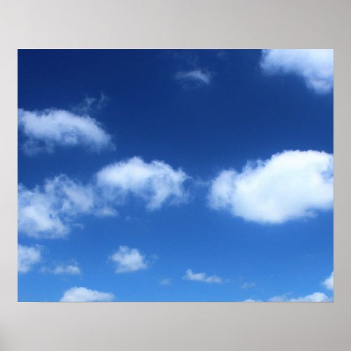 Restful Clouds Photo Poster