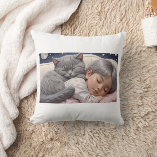 Restful Nights Await Introducing Our Baby Sleepi Throw Pillow