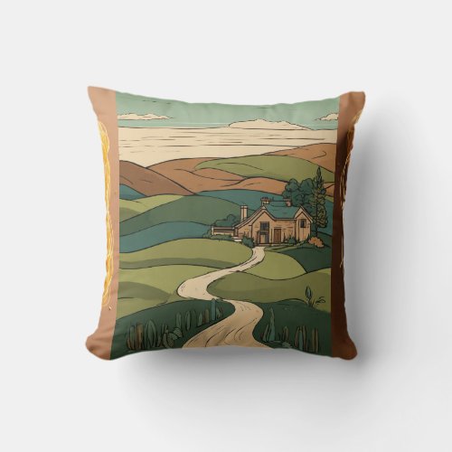 Restful Reverie Exploring the Comforts of the Pi Throw Pillow