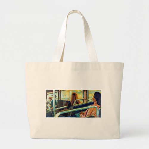 Restful Ride Large Tote Bag