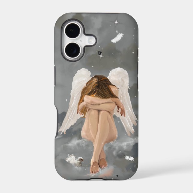 Resting Angel  Iphone Case (Back)