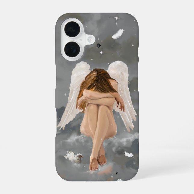 Resting Angel  Iphone Case (Back)