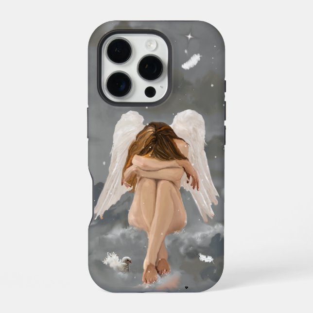 Resting Angel  Iphone Case (Back)