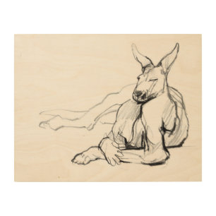 Resting Athlete Wood Wall Art