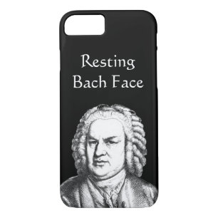 Resting Bach Face Classical Music Composer iPhone 8/7 Case