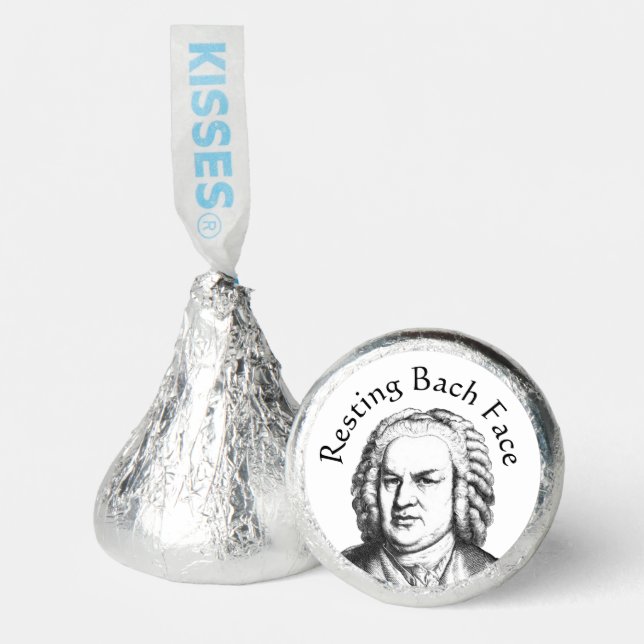 Resting Bach Face Classical Music Composer Hershey®'s Kisses® (Front)