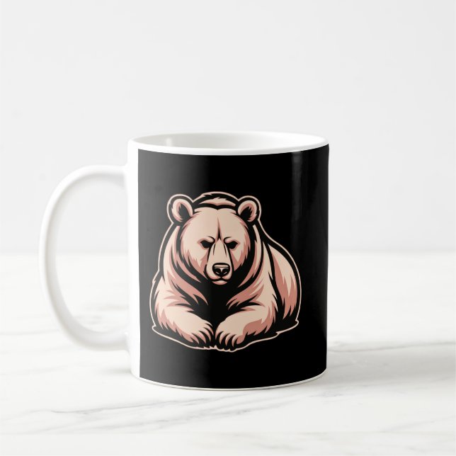Resting Bear Mug – Calm Strength Everyday Coffee (Left)