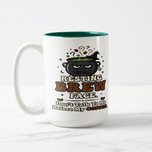 Resting Brew Face Nurse Mug