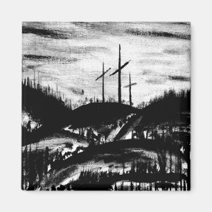 Resting Cross Magnet
