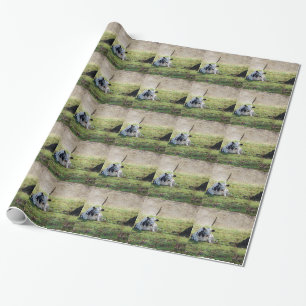 Resting Dairy Cow Wrapping Paper