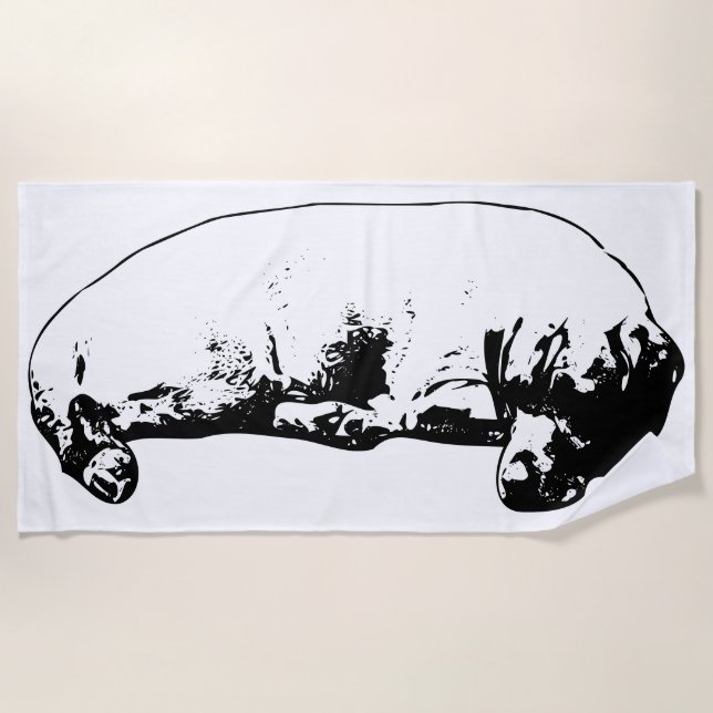  Resting Dog Calm Days Beach Towel (Front)