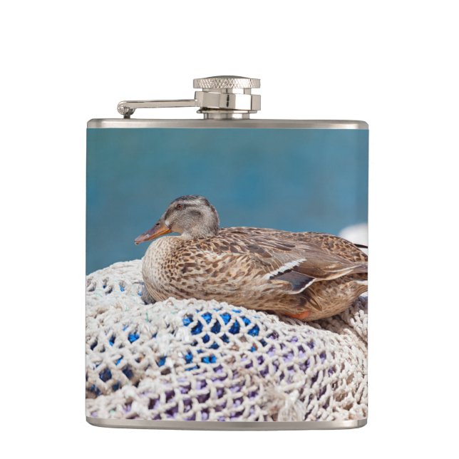 Resting Duck Flask (Front)