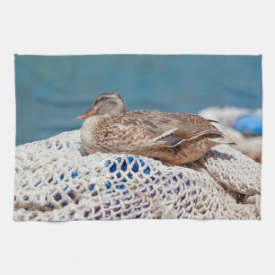Resting Duck Kitchen Towel