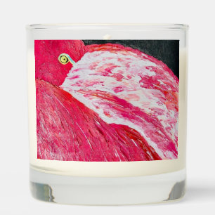 Resting Flamingo Candle