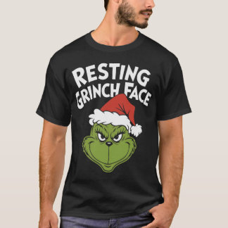 Resting G Face Funny Christmas Sarcastic Holiday H T-Shirt
