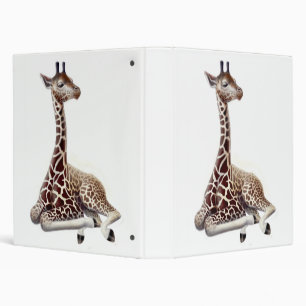 Resting Giraffe Binder
