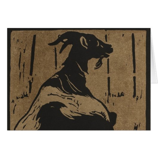 Resting Goat (Front Horizontal)