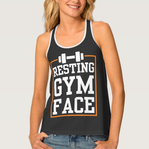 Resting Gym Face Tank Top